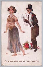 Postcard I've Enough To Go On With "Johnny" Series No.961 Cartoon Comedy Posted