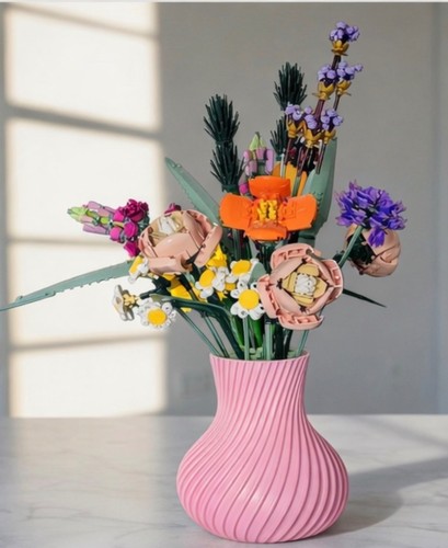 Vase for lego flowers bouquet - vase,