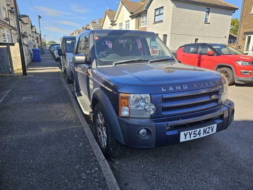Blue land rover discovery - rover,
