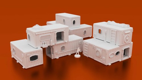 Hab container buildings - hab, x5