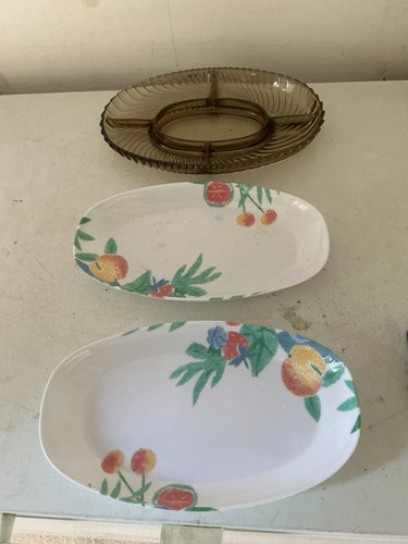 Oval melamine serving - melamine,
