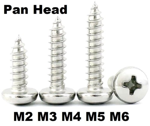 Pan head m5 m6 silver - m4,
