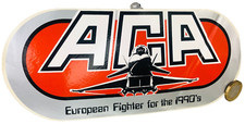 Sticker Aircraft ACA European Fighter 1990's Plane Rare Vintage Flying ra