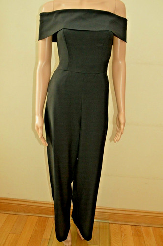 New lipsy black bardot frill - new,