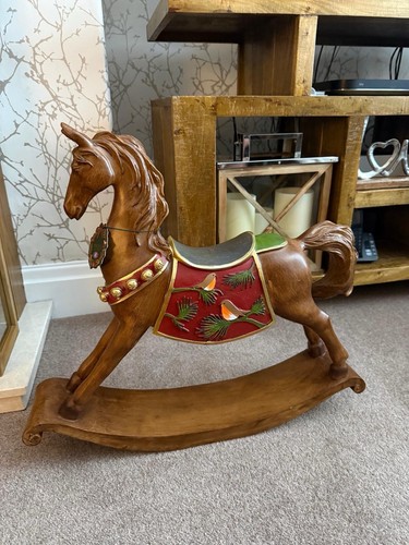Christmas rocking horse - christmas,