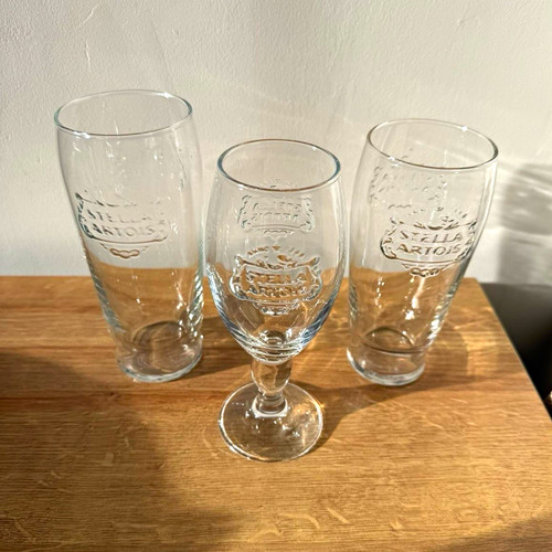 Stella artois beer glasses - stella,