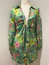Zara Bright Green Floral Long