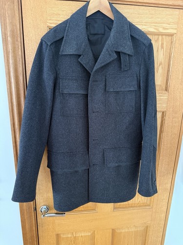 Prada wool peacoat jacket - prada,