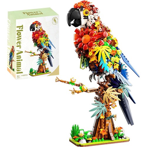 1100 pcs parrot flower - parrot,
