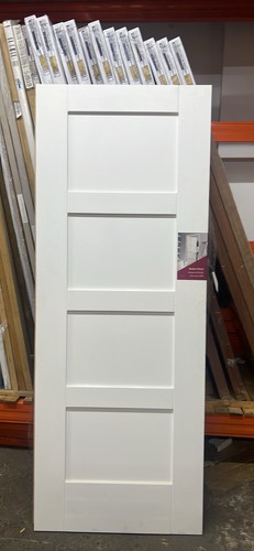White primed panel shaker - white,