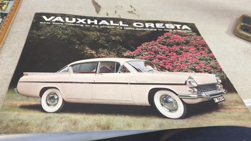 1958 vauxhall cresta - ,