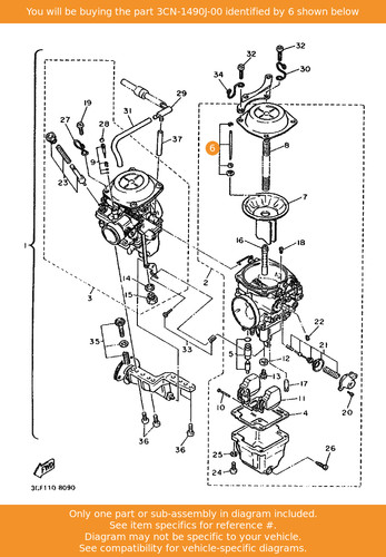 Yamaha needle set - needle,