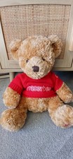 Fraser Bear 2007 Red Jumper Plush Toy Teddy Bear Soft Toy