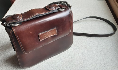 Vintage brown leather dauphin - brown,