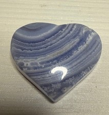 Blue Lace Agate Heart G120