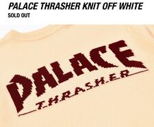 Palace x Thrasher Knit Cream