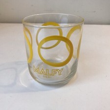 Malfy Gin Glass Limited Edition Lemon Yellow Excellent