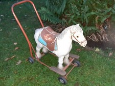 Vintage Triang Push /ride Along Horse Toy  