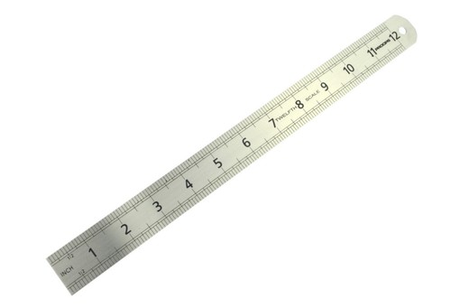 Proops ruler twelfth - twelfth, scale