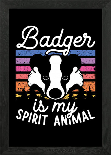 Badger spirit animal - my,
