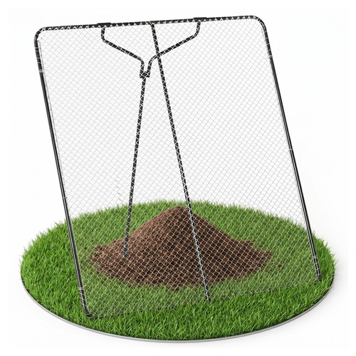 Compost sieve garden - compost,