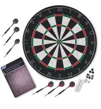 Deluxe Sisal Dart Board Set