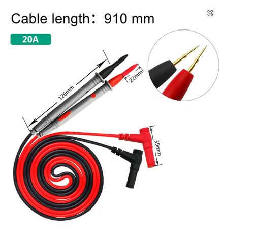 Multimeter test leads fit - leads,
