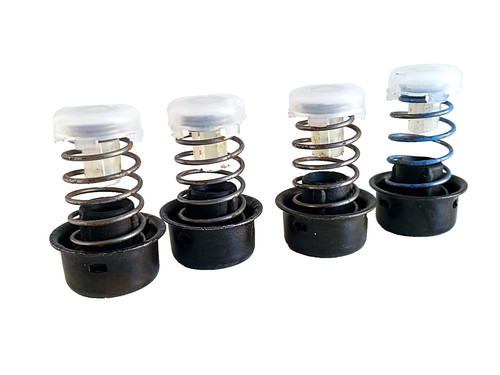 Dual 505 turntable - dual, springs