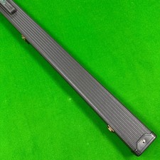 Cuephoria 1pc one Piece Twin 2-Lane Snooker Pool Cue Hard Case Lace Effect