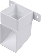 Osma 100mm Squareline Gutter fittings & 61mm Square down pipe fittings in White