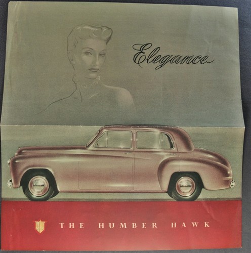 1951 1952 humber - hawk, sedan