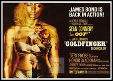Goldfinger British Movie Poster A1 A2 A3