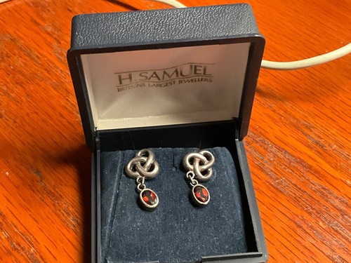 Vintage samuel silver garnet - vintage, h