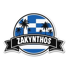 2 x 10cm Zakynthos Vinyl