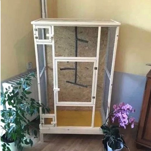 Large birdcage aviary wood - large,