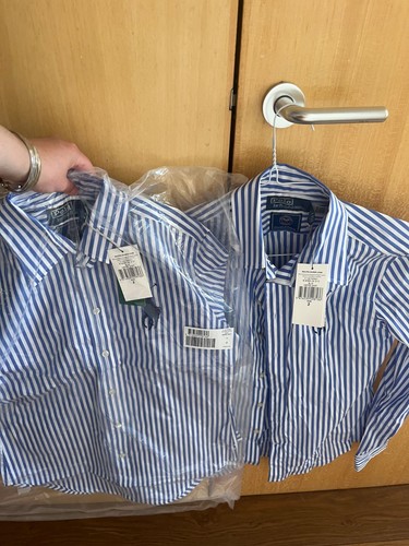 Striped ralph lauren shirt - striped,