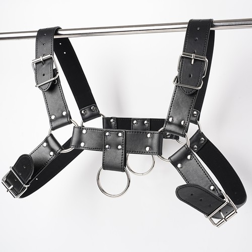 Leather body harness chest - pu,