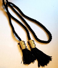 Vintage YSL Black Cord Rope