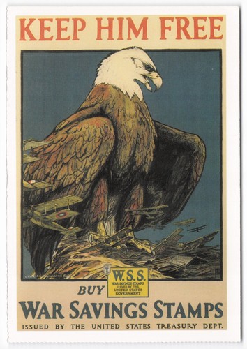 Wwi propaganda poster eagle - propaganda,