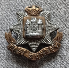 WW I BRITISH ARMY CAP BADGE -