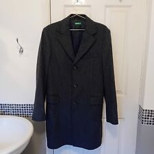 Benetton Wool Coat Men's M