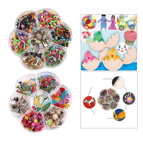 Mini scrapbooking brads - scrapbooking,
