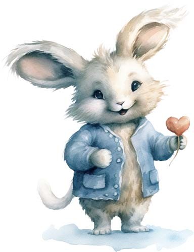 Colour vintage peter - colour, rabbit