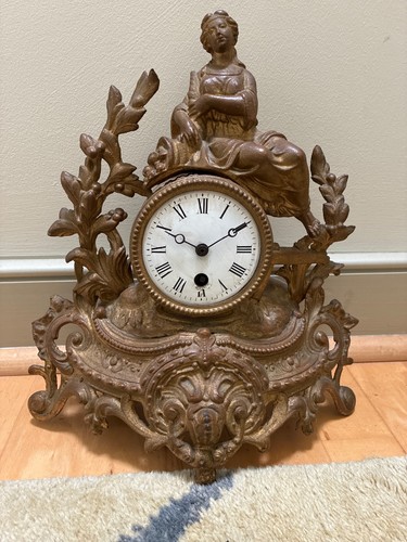 Antique french gilded spelter - antique,
