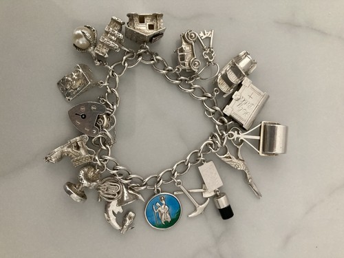 Vintage silver charm - vintage,