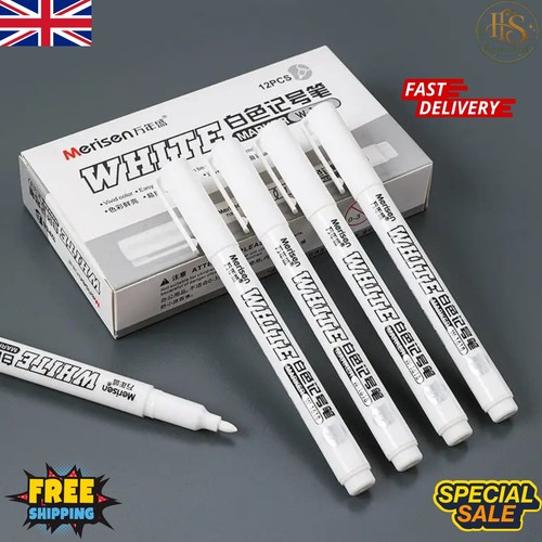 White waterproof permanent - white,