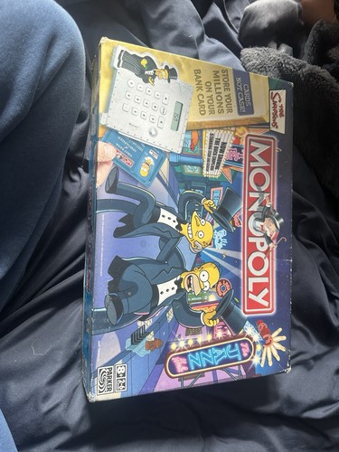 Simpsons monopoly board game - board,