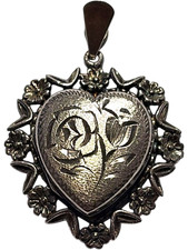 Vintage Silver Heart Locket