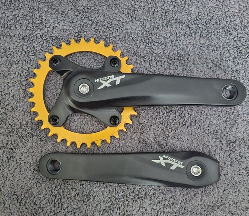 Bike crankset aluminium square - crankset,