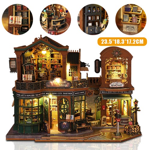 Miniature house kit diy wooden - kit,